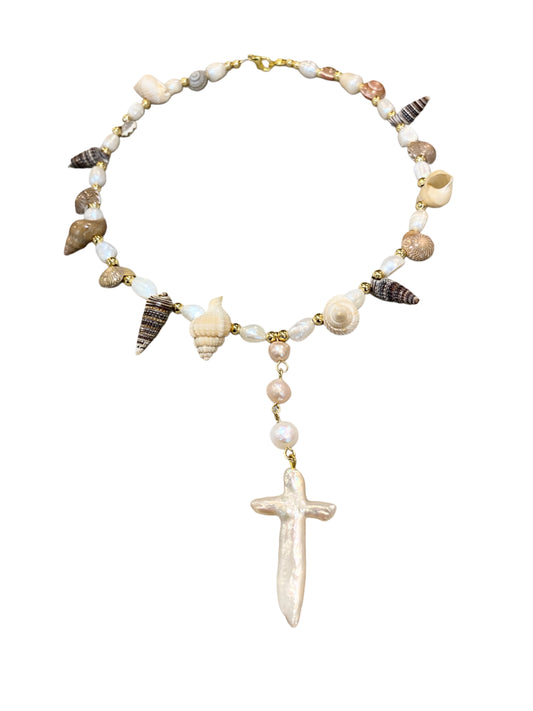 Oceans Grace Rosary Choker