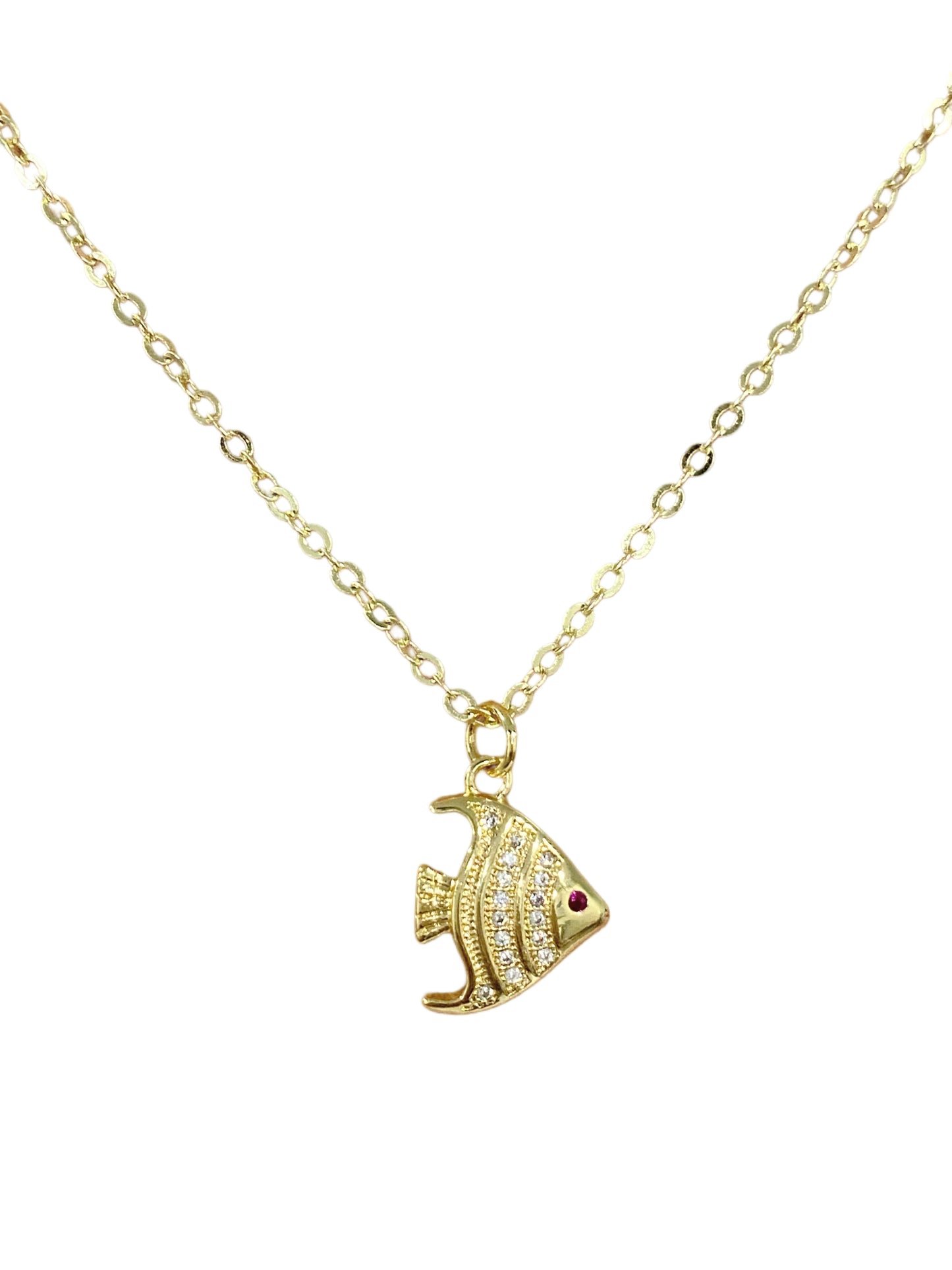 Dainty Clown fish Necklace