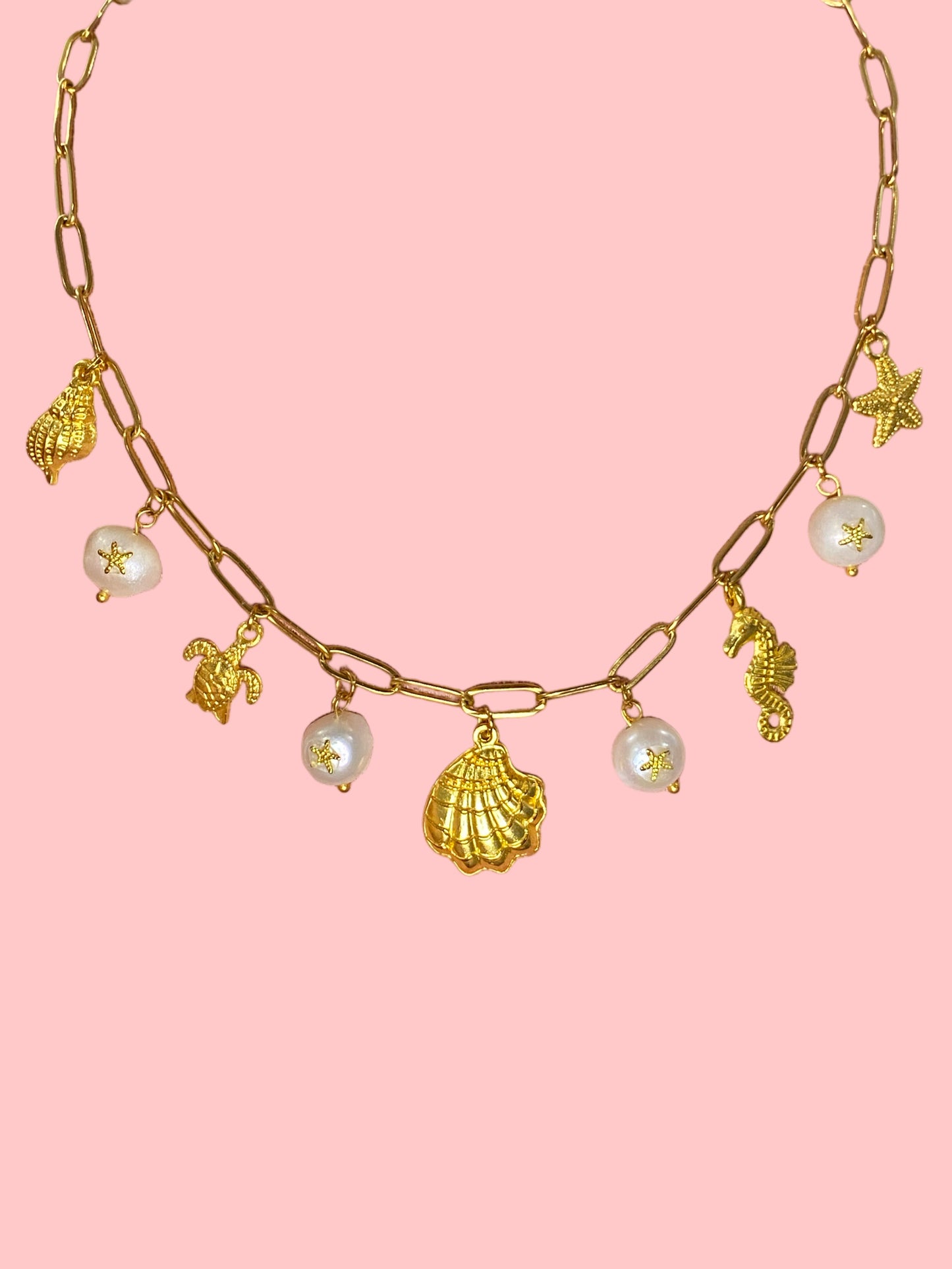 Golden Ocean Necklace