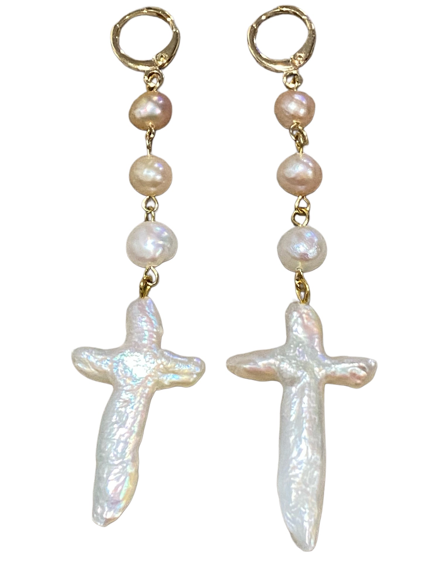 Dangle Cross Earring