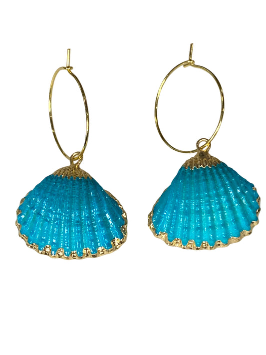 Teal Ocean Earrings