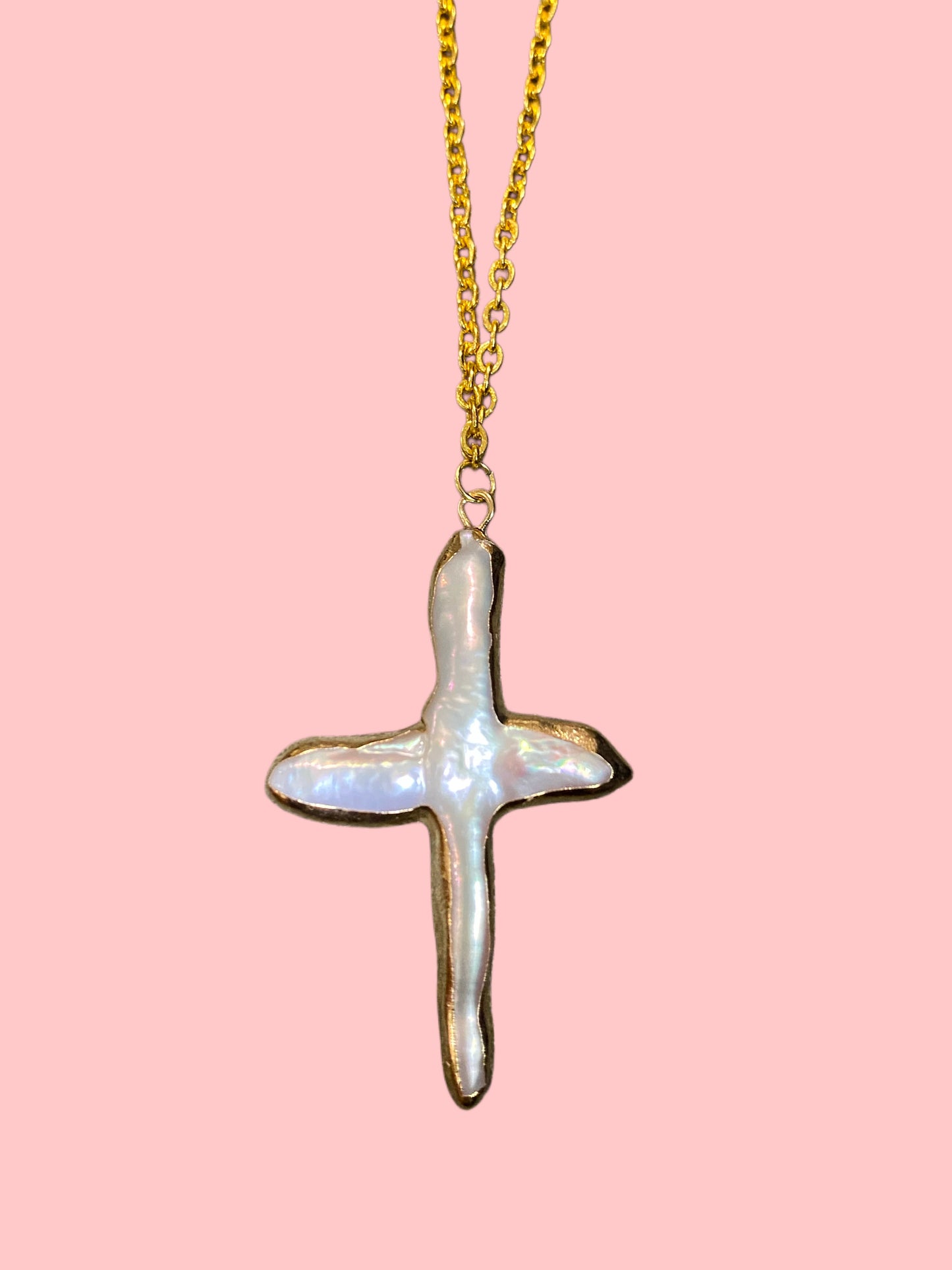 Moonlight Cross Necklace